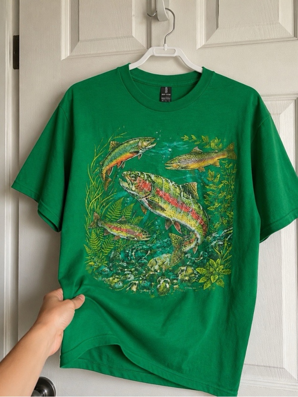 Kiwi Fish Graphic T-Shirt - Unbranded